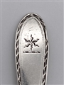 Antique Hallmarked Sterling Silver Irish George III Wriggle Edge Teaspoon c. 1780