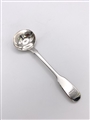 Antique Hallmarked Sterling Silver Victorian Fiddle Pattern Salt Spoon 1838