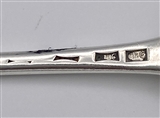 Lovely Antique Hallmarked Sterling Silver George III Old English Pattern Stuffing or Gravy Spoon c.1780