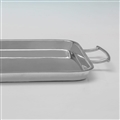 Stylish sterling silver bar tray