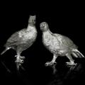 PAIR SILVER GROUSE