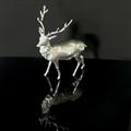 SILVER STANDING STAG